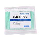 Cleanroom ESD Polyester Knit Swab, Static Dissipative Handle, 100/Bg redirect to product page